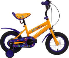 Велосипед городской детский Actiwell двухколесный 12" оранжевый
