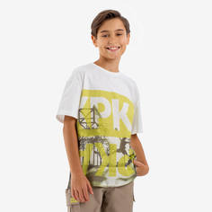 Футболка Kapika LJBCT23, белый, 140