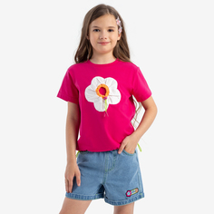 Футболка Kapika LKGCT22, фуксия, 98