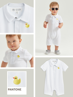 Боди детское Happy Baby 88201, white, 68