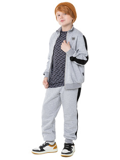Костюм спортивный детский NIKASTYLE 7т14524, серый, 134