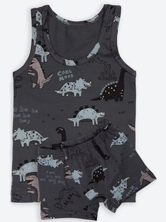 Комплект нижнего белья детский Donella DN12767, графит, 98