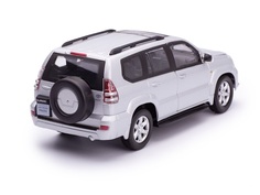 Машинка Cararama Toyota Land Cruiser Prado TLCP SUV серебристый 1 24 арт 30188