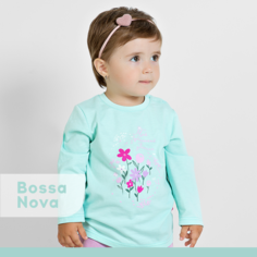 Лонгслив детский Bossa Nova бирюзовый 68