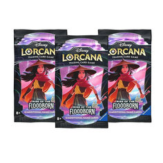 Настольная игра Disney Lorcana TCG: 3 бустера издания Rise of the Floodborn англ