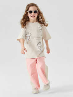 Джинсы детские Happy Baby 88549, розовый, 104