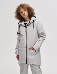 Куртка детская Nikki Bambino PMAX 016, Пепел, 134