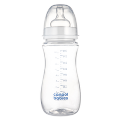 Детская антиколиковая бутылочка Canpol babies Essentials для кормления малыша, 300 мл
