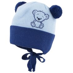 Шапка детская Prikinder M2-1879, голубой 44 Прикиндер