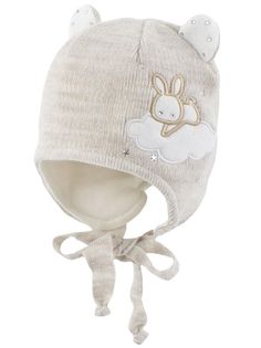 Шапка детская Prikinder D1-1927, бежевый 44 Прикиндер