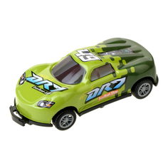 Машинка перевертыш 1toy металлическая инерционная зеленая Т23211-3