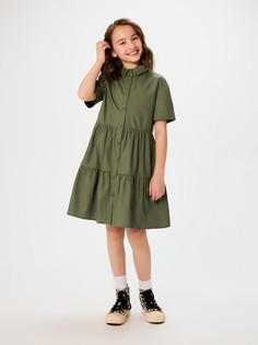 Платье детское Acoola 20210200654, хаки, 134