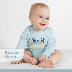 Боди детское Bossa Nova голубой 68