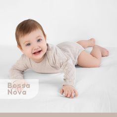 Боди детское Bossa Nova коричневый 68