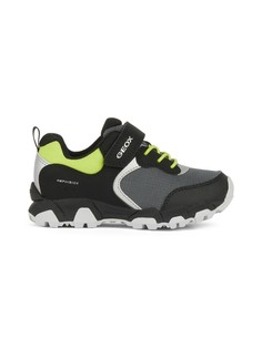 Кроссовки Geox для мальчиков, размер 30, чёрные, лайм, J453ZA0FU50C0802