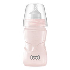 Детская антиколиковая бутылочка Lovi Trends для кормления малыша, 250 мл, розовая