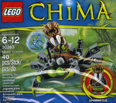 Конструктор Lego 30263 Chima Паучий вездеход Спарратуса 36 дет