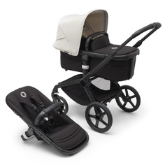 Коляска 2 в 1 Bugaboo Fox 5 BLACK/MIDNIGHT BLACK/MISTY WHITE в комплекте