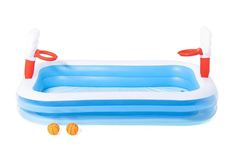 Детский надувной бассейн Bestway с кольцами и мячом 54445 BW