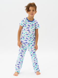 Пижама детская КотМарКот 285442643 цв. белый р. 98