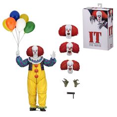 Фигурка Оно Пеннивайз IT 1990 Pennywise 18см No Brand