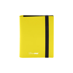 Альбом портфолио Ultra Pro Eclipse 2-Pocket PRO-Binder 20 листов Lemon Yellow 2х1
