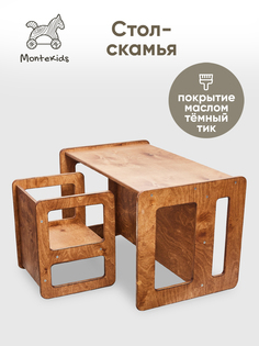 Стул детский деревянный Montekids ТИК