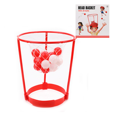 Игровой набор Наша Игрушка корзина, фиксатор на голову, мячи 20 шт