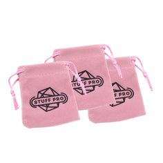 Мешочки для кубиков STUFF-PRO DnD 9x7 см Розовый 3 шт