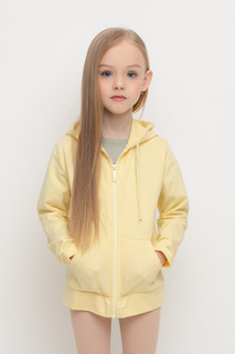 Толстовка детская CROCKID М 1361-6, бледно-желтый, 122
