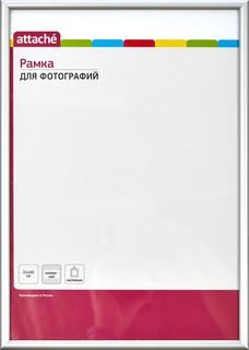 Рамка Attache А4 21x30 см металлический багет 9 мм серебристая 130846
