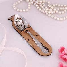 Ложка именная, чайная, с гравировкой "Маргарита", h=14 No Brand