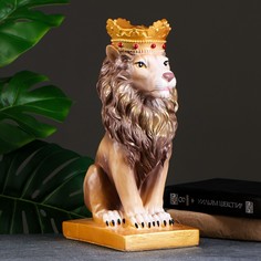 Копилка "Лев с короной" цветной,19х14х35см Bazar