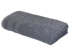 Махровое полотенце УЗБ Памир м7701_11 M 50* 80 сер No Brand