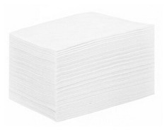 Простыня 160x200 см белая IGRObeauty (SMS, 15 г/м), 25 шт/упк No Brand