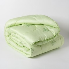 Одеяло Эконом Бамбук 140x205 см, полиэфирное волокно, 300гр/м, пэ 100% No Brand