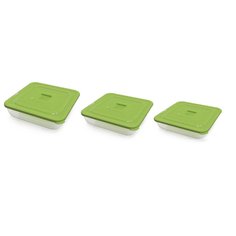 Контейнер пищевой 0.5 0.9 1.4 л 5.7 см 3 шт прямоугольный Полимербыт Practic 4389503