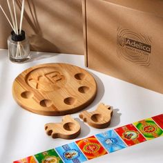 Пасхальный набор Adelica, подставка под яйцо и кулич, 2 подставки под яйцо, термонаклейки