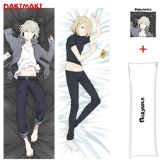 Наволочка + подушка Дакимакура Юрий Плисецкий 0259 180x60 Dakimaki
