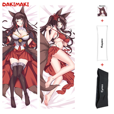 Наволочка + подушка + сумка Дакимакура Акаги 0534 180x60 Dakimaki