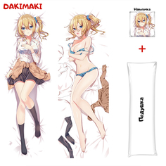 Наволочка + подушка Дакимакура Ай Хаясака 0707 180x60 Dakimaki