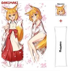 Наволочка + подушка Дакимакура Сенко 0732 180x60 Dakimaki