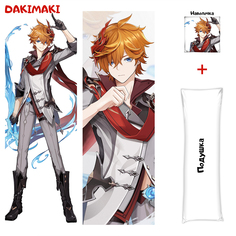 Наволочка + подушка Дакимакура Тарталья 0891 180x60 Dakimaki