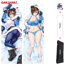 Наволочка + подушка + сумка Дакимакура Мэй 0152 150x50 Dakimaki