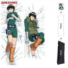 Наволочка + подушка + сумка Дакимакура Рок Ли 0256 150x50 Dakimaki