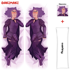 Наволочка + подушка Дакимакура Пик 13 карт 0519 150x50 Dakimaki