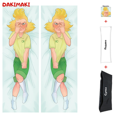 Наволочка + подушка + сумка Дакимакура Чарли 13 карт 0525 150x50 Dakimaki
