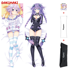 Наволочка + подушка + сумка Дакимакура Нептун 0527 150x50 Dakimaki