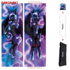 Наволочка + подушка + сумка Дакимакура Лунная пони 0621 150x50 Dakimaki