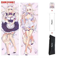 Наволочка + подушка + сумка Дакимакура Коконат 0719 150x50 Dakimaki
